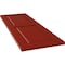 Ekena Millwork True Fit PVC Two Equal Raised Panel Shutters, Fire Red, 18W x 44H, PR TFP101RPF18X044BR - alternate 7
